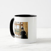 窓から見ているAbercornの公爵夫人 マグカップ (正面左)