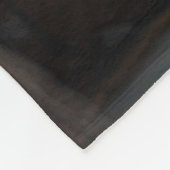 窓から見る奇妙な牛 フリースブランケット (角)