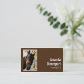 窓から見る奇妙な馬 名刺 (スタンド正面)