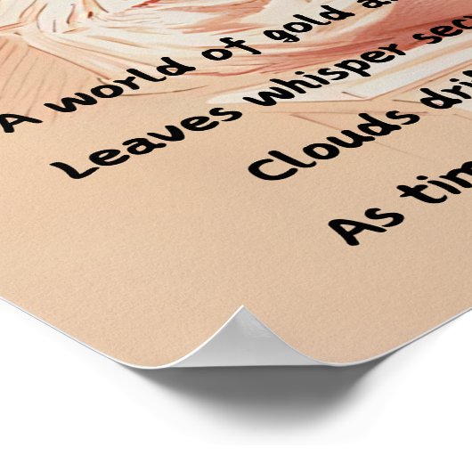 窓から見る ポスター (角)