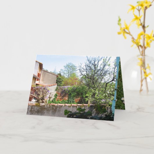 窓から! カード (黄色い花)