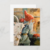 「窓から」 ジェニー・ニストロム 出欠カード (正面/裏面)