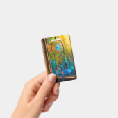 窓かわいらしカラフルの夢空白の見 バッジ (手持ち)