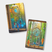 窓かわいらしカラフルの夢空白の見 バッジ (正面＆裏面)