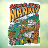 窓が「マンダンで育つ」にしがみつく ウィンドウサイン (シート3)