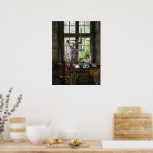 窓でドリルを押す ポスター (キッチン)