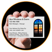 窓とドアのインストール 名刺