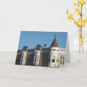 窓と屋上 カード (黄色い花)