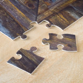 窓にゼラニウムの花が咲いている ジグソーパズル (側面)