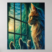 窓にトリオをささげた ポスター (正面)