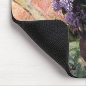 窓にライラック |メアリー・カッサット マウスパッド (コーナー)