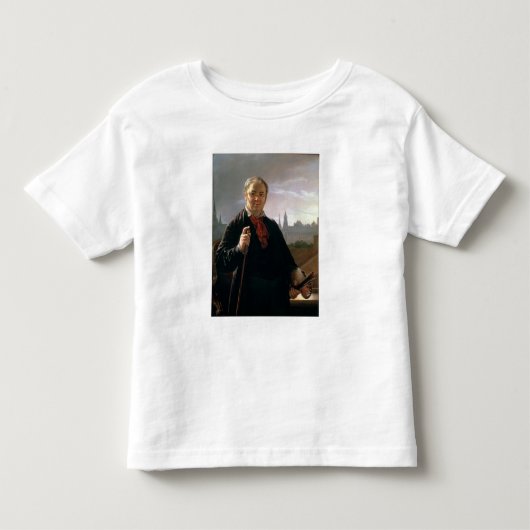 窓に対する自画像 トドラーTシャツ (正面)