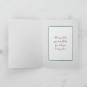 窓に犬を入れて恋しく思くれ カード (内部)