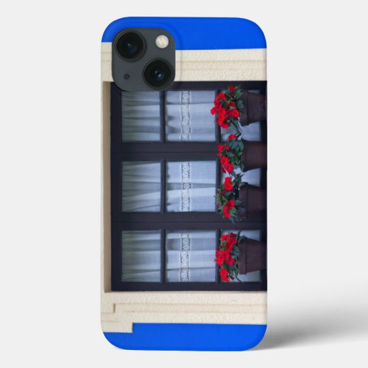 窓に花が咲く住宅 Case-Mate iPhoneケース (裏面)