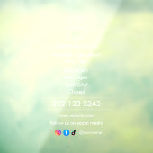 窓に貼るシール ウィンドウサイン (シート3)