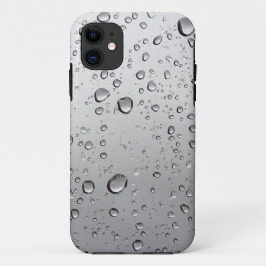 窓に降る雨 02 Case-Mate iPhoneケース (裏面)