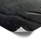 窓に雨が降る ポスター (角)