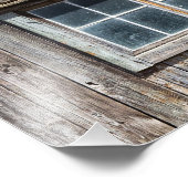 窓のあるバーンドサイド フォトプリント            (角)