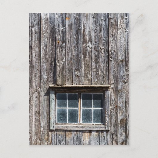 窓のあるバーンドサイド ポストカード (正面)