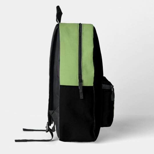 窓のオリジナル動物絵画アートに登場するタキシード猫 プリントバックパック (左)