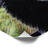 窓のオリジナル動物絵画アートに登場するタキシード猫 ポスター (コーナー)