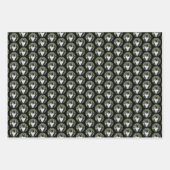 窓のオリジナル動物絵画アートに登場するタキシード猫 ラッピングペーパーシート (正面3)