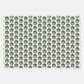 窓のオリジナル動物絵画アートに登場するタキシード猫 ラッピングペーパーシート (正面2)