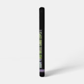 窓のオリジナル動物絵画アートに登場するタキシード猫 SAMSUNG GALAXYケース (左側面)