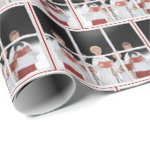 窓のクリスマスカロラー ラッピングペーパー (ロールコーナー)