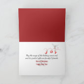 窓のクリスマススそりについて シーズンカード (内部)