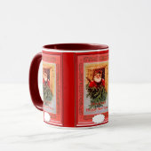 窓のサンタ マグカップ (正面左)