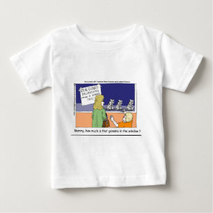 窓のダルメシアン遺伝子って、いくら? ベビーTシャツ