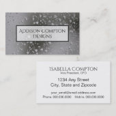 窓のデザインの雨低下 名刺 (正面/裏面)