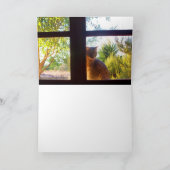 窓のトルコ猫 カード (内部)