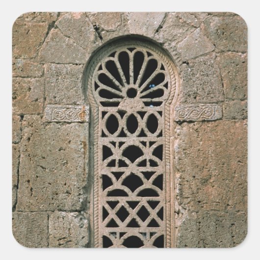 窓のトレーサリー、Basilica San Juanから スクエアシール (正面)