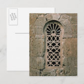 窓のトレーサリー、Basilica San Juanから ポストカード (正面/裏面)