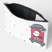 窓のバニー アクセサリーポーチ (見開き)