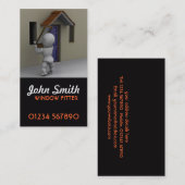 窓のフィッターの名刺 名刺 (正面/裏面)