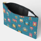 窓の上の動物 アクセサリーポーチ (見開き)