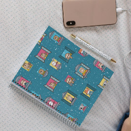 窓の上の動物 ノートブック