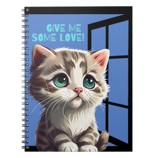 窓の上の引用文 ノートブック (正面)