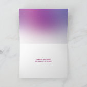 窓の中にテディ考えるベア シーズンカード (内部)