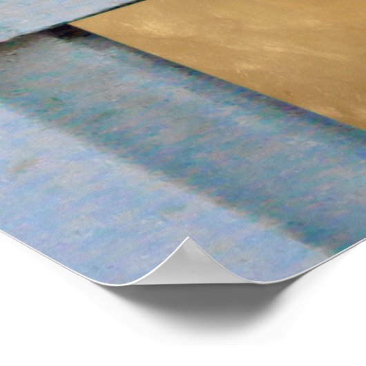 窓の中のサンタ ポスター (角)