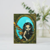 窓の中の妖精 ポストカード (スタンド正面)