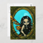 窓の中の妖精 ポストカード (正面/裏面)