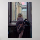 窓の中の少女 ポスター (正面)