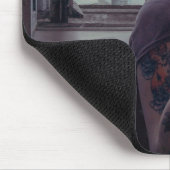 窓の中の少女 マウスパッド (コーナー)