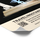 窓の中の月 ポスター (角)