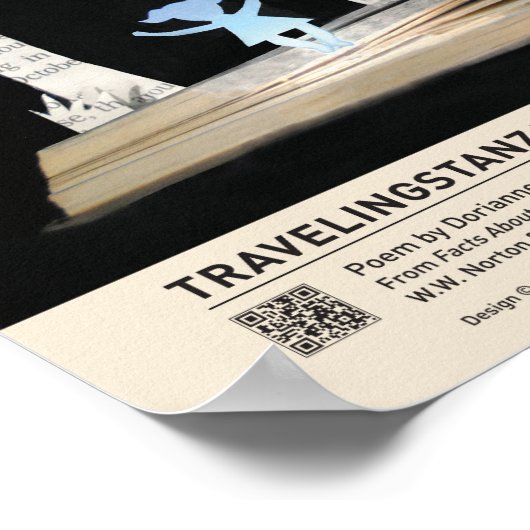 窓の中の月 ポスター (角)