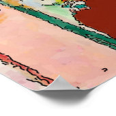 窓の中の猫 ポスター (角)